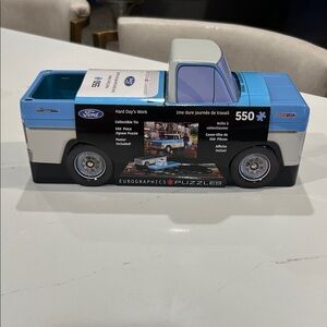 Eurographics 550 piece Ford Truck Puzzle - Blue and Black